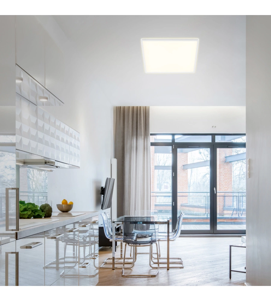 PLAFONIERA A LED SLIM- LED CCT BIANCO - 42x42 CM